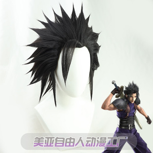 【自由人】最终幻想7 FF7扎克斯cos假发造型款自然黑现货