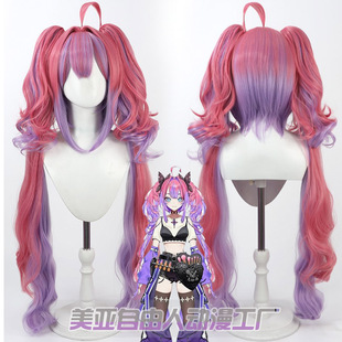 自由人 虚拟主播hololive  绮绮罗罗薇薇cos假发Kikirara Vivi