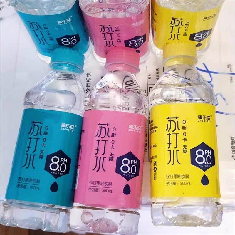 臻乐滋苏打水整箱24瓶350m