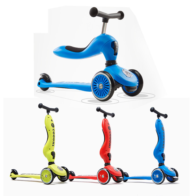 Britain COOGHI Cool ride COOSKIN children Scooter 3 Two-in-one multi-function Balance car baby Slippery carin the Toy/Childs/Puzzle/Building block/Model , Childs/Children skating , Scooter  category - from Buy2taobao.com to provide professional Taobao agent buy service