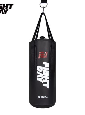 FIGHTDAY拳击沙袋吊式训练袋黑色成人青少年注水式沙袋