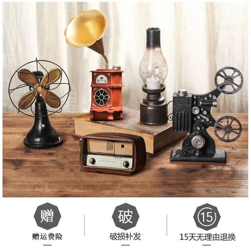 曼塔怀旧小摆件咖啡厅摆设