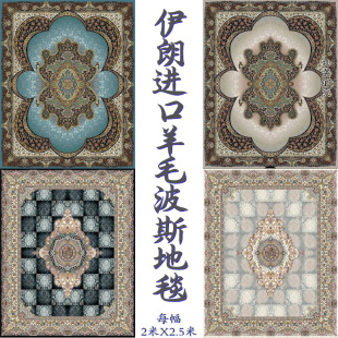 极简现代伊朗进口羊毛地毯波斯客厅轻奢简约侘寂中古风高级感耐脏