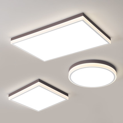 2025新款客厅主灯led吸顶灯超亮长方形简约现代中山灯具全屋套餐