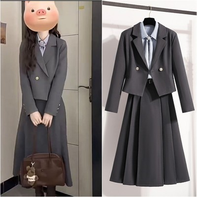 职场教资公考面试职业西服套装