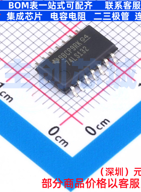 逻辑门 SN74LS132NSR SO-14 TI/德州 电子元器件配单全新原装