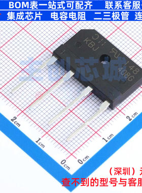 整流桥 KBJ408G KBJ DIODES(美台) 电子元器件配单全新原装