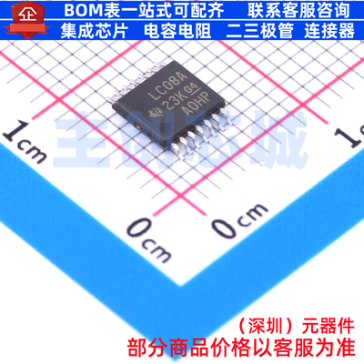 逻辑门 SN74LVC08APW TSSOP-14 TI/德州 电子元器件配单全新原装