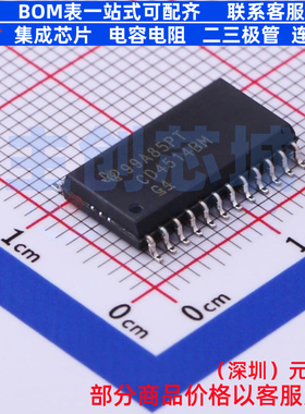 信号开关/编解码器/多路复用器 CD4514BM96 SOIC-24 TI/德州