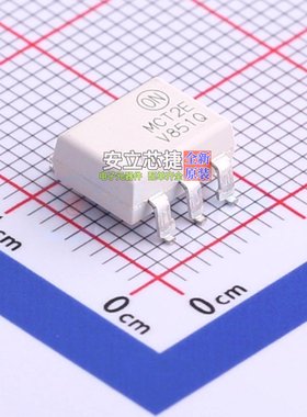晶体管输出光耦 MCT2ESR2VM SMD-6P onsemi(安森美) 电子元件配单