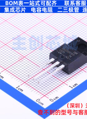 超势垒整流器(SBR) SBR10U200CTFP ITO-220AB-3 DIODES(美台)