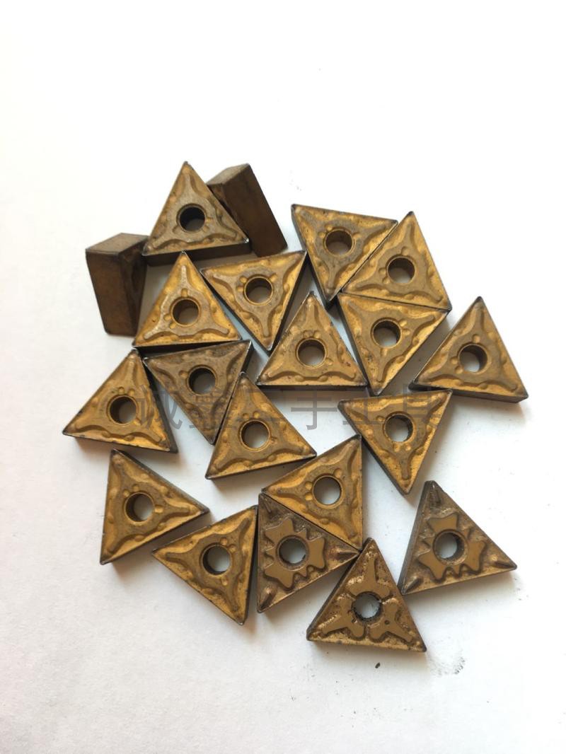 二手进口三菱数控刀片三角形钢件
