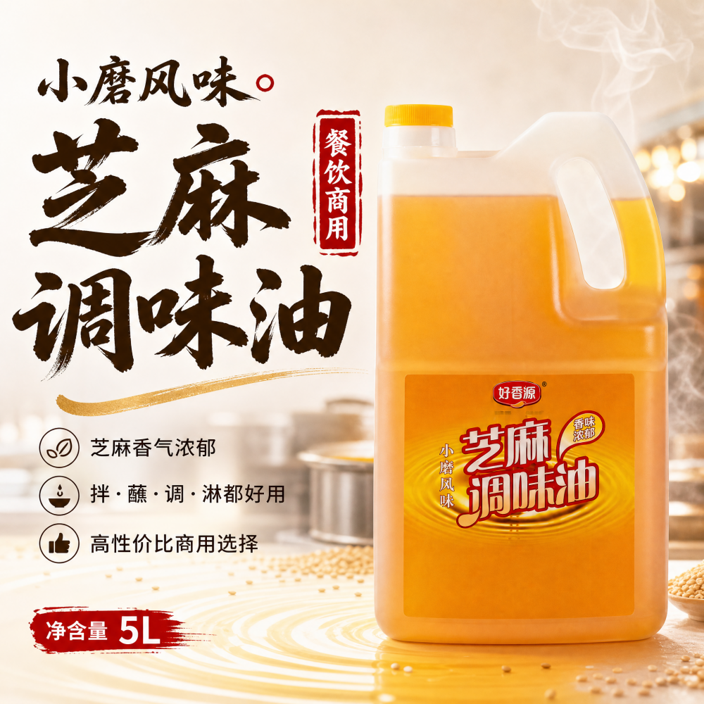 芝麻调味油调和香油商用醇香火锅油碟凉拌串串香麻辣烫餐饮好香源