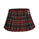 美式 复古辣妹格子百褶裙女设计感小众高腰A字裙半身裙jk风短裙女