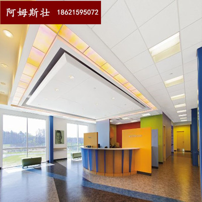 美国阿姆斯壮雅隽吸音吊顶矿棉天花板办公室学校6001200 W3523A