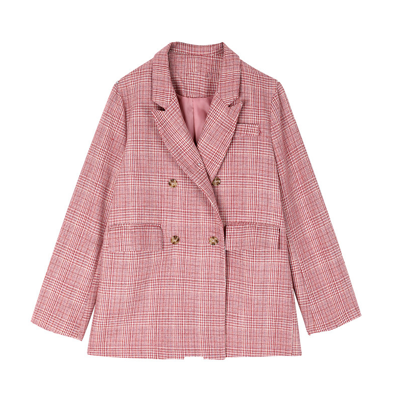 【现货】格子西装套装262A-8881-P145-K228套P105上衣P55裙,女装西装,Yologo