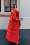 【12号出货】22新款双杠贴标超长款棉服262A-W805-P195-K288，女装棉衣/棉服，Yologo