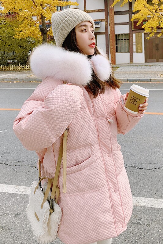 现货羊角扣大毛领棉服263-W225-P175-K258,女装棉衣/棉服,Yologo