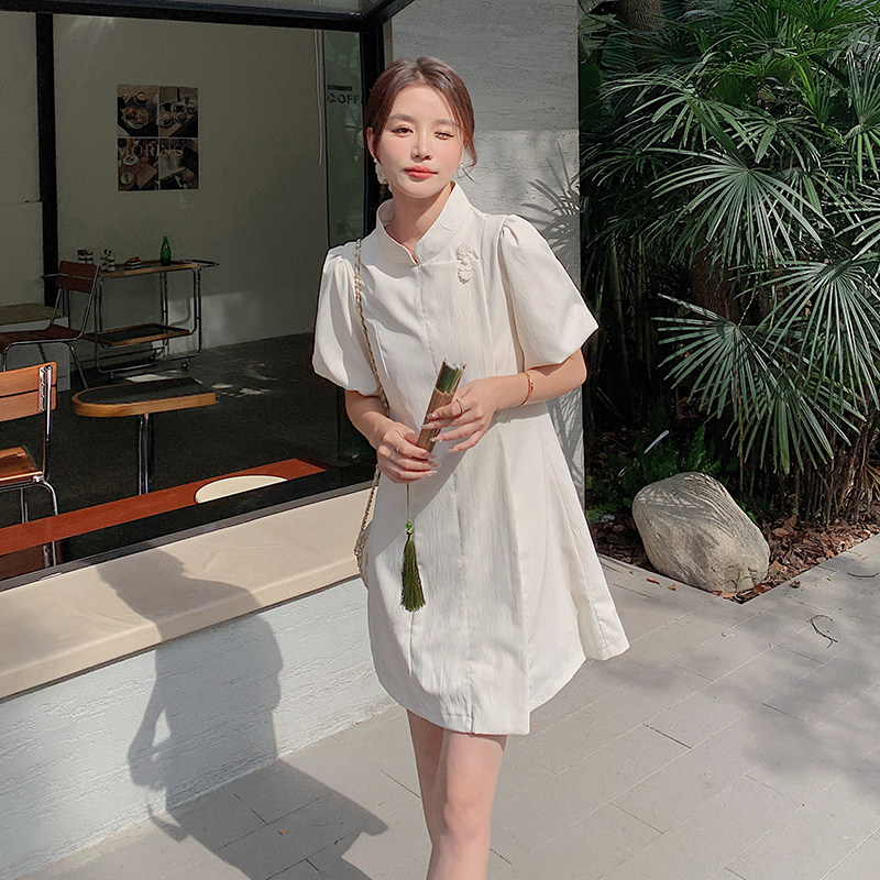 新款30出货有买家秀新中式263-S028-P100-K158,女装连衣裙,Yologo
