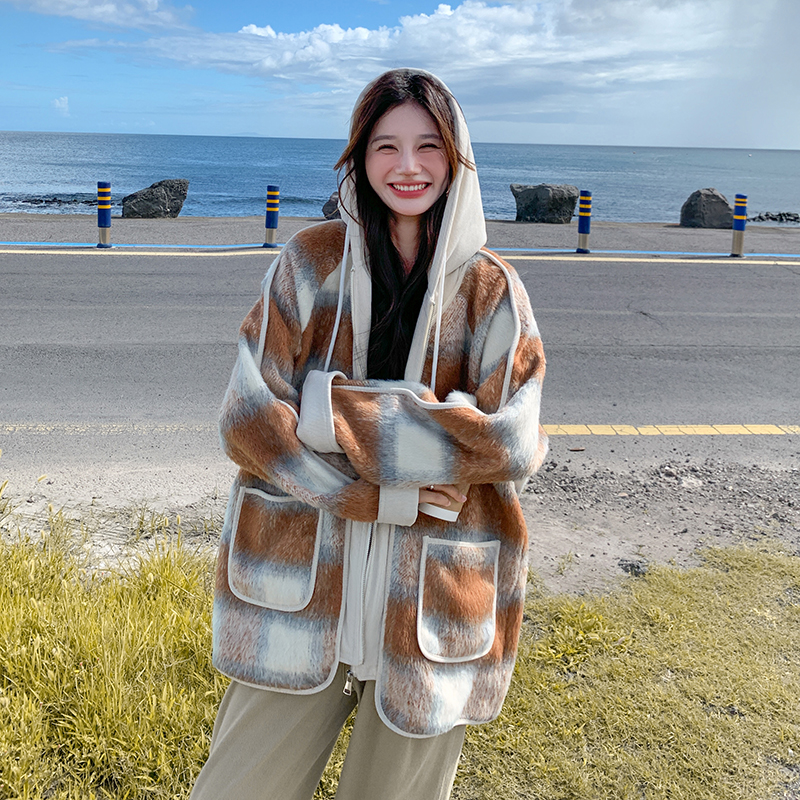 新品假二件现货呢料263-S725-P175-K248，女装毛呢外套，Yologo