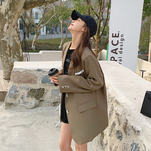 大貨已出 新品 貼標(biāo)寬松西裝 262A-S556-P120-K178圖片