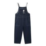 大货618主推笑脸贴标牛仔背带裤262A-S778-P95-K148，女装连体裤，Yologo