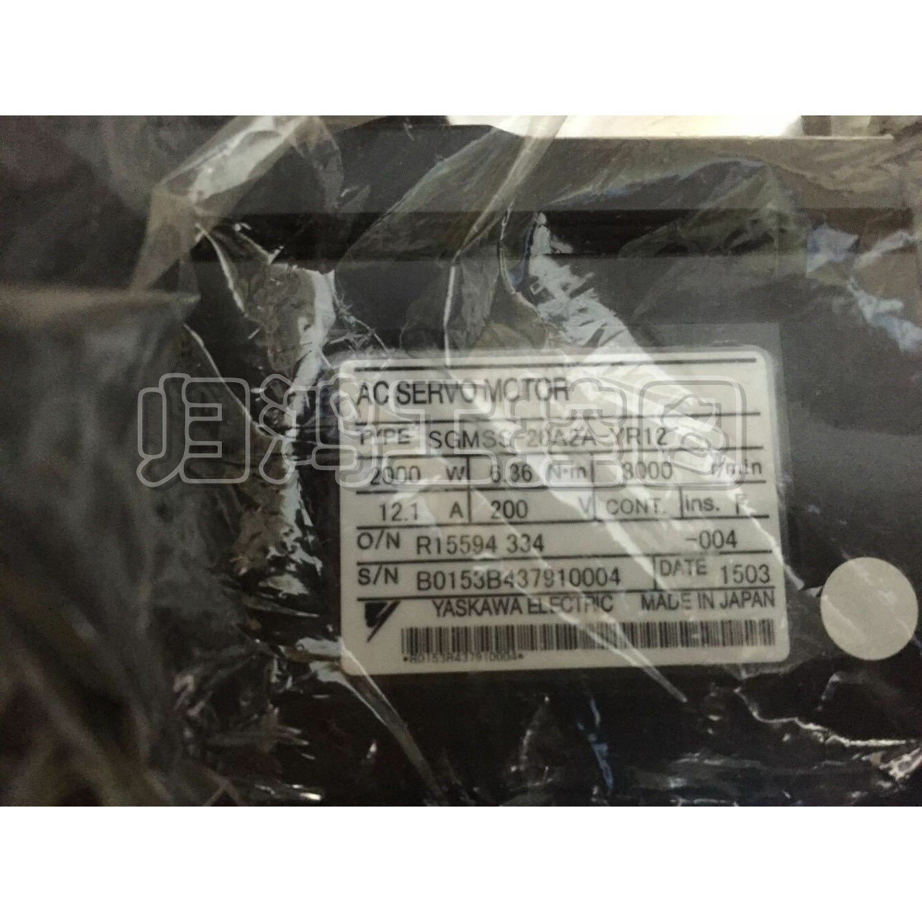 SGMSS-20A2A-YR12 安川伺服电机全新质保议价