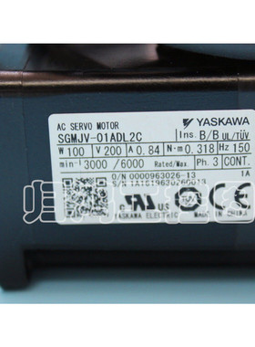 SGMJV-01ADL2C 安川伺服电机 SGMJV-01ADL21