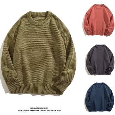 菠萝纹针织衫毛衣冬季加厚