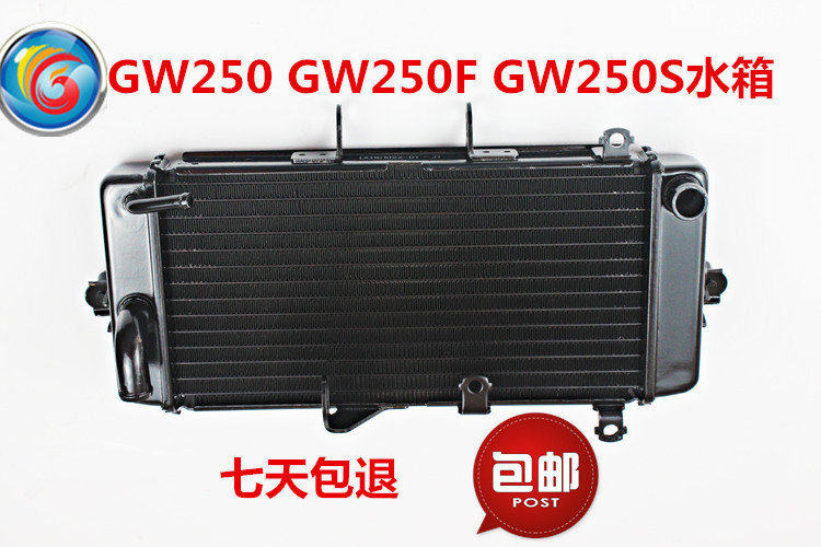 适用铃木骊驰GW250 GW250S/F摩托发动机水箱散热器水冷器冷却直头