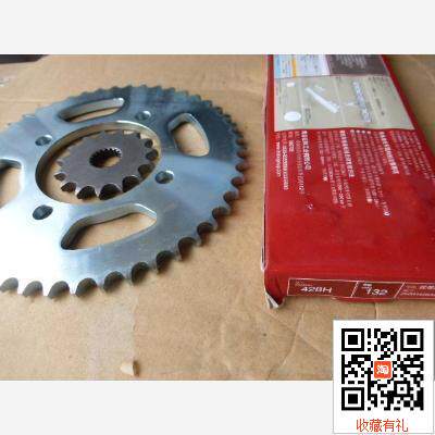 适用于铃木GZ125HS套链 美式太子套链牙盘链轮链条牙盘齿轮大小飞