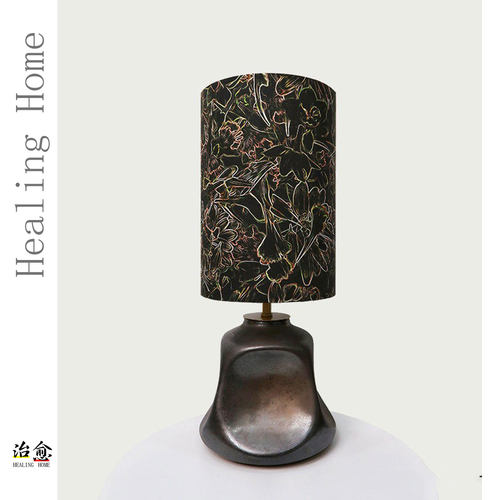W.HOME鎏金中古风布艺台灯