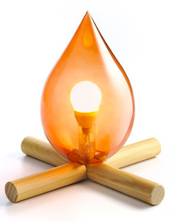 火苗【火堆灯】台灯氛围感卧室床头民宿装饰创意生日礼物桌面摆件