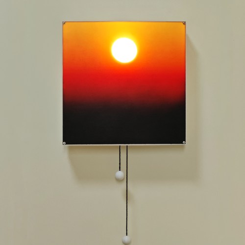 2025新款中古风创日日落壁灯卧室客厅民宿酒店大堂过道壁灯