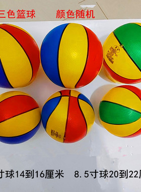 球类儿童弹力西瓜小皮球篮球专用宝宝手抓三色球拍拍球幼儿园玩具