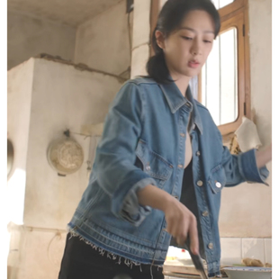 承欢记杨紫同款衣服牛仔外套女2025新款爆款春款时尚潮流高端女装