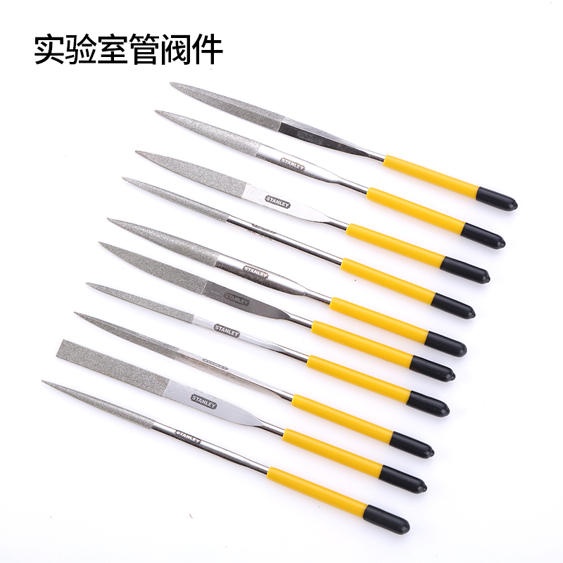 史丹利3/5/10件套金刚石锉刀套装组合平挫圆挫小钢挫木工打磨工具