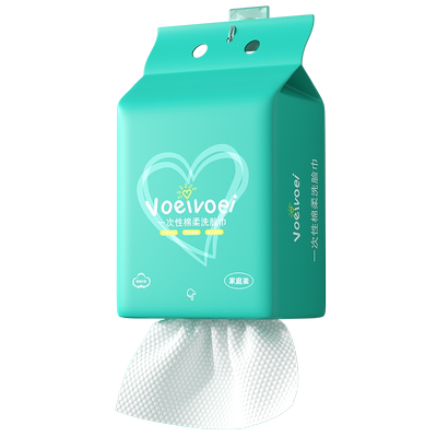 悬挂式洗脸巾一次性棉柔巾