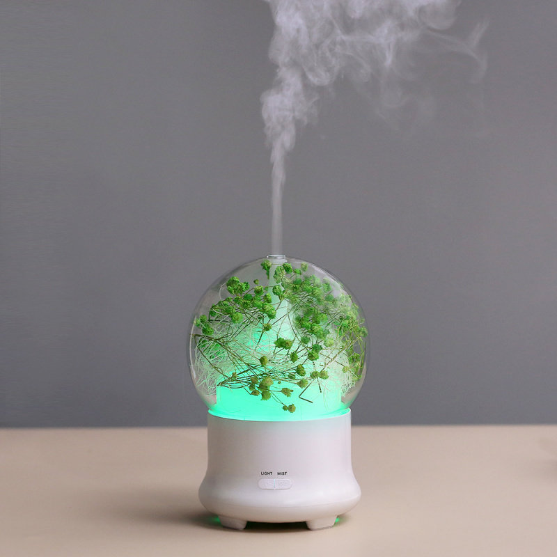 永生花香薰机精油迷你加湿器空气扩香机创意年会元旦小礼品印logo