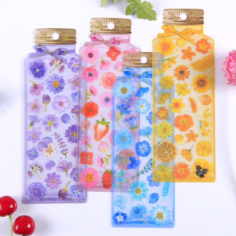 小雏菊平面防水贴纸烫金小花朵幸运四叶草手工手机手账装饰粘贴画,玩具/童车/益智/积木/模型,贴纸,淘宝优惠券,粉丝福利购,淘宝优惠卷