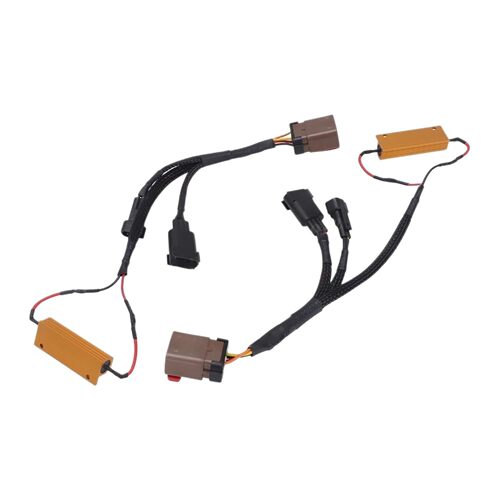 道奇公羊1500/2500/3500卤素转LED灯线束改装专用转换线束带电阻