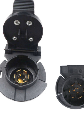 厂家直销 美式拖车7针USCAR转RV插座 房车电源插座 现货