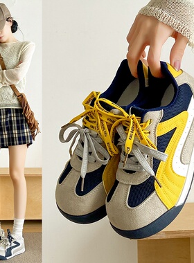 2025秋季新款运动小白鞋女网面透气学生板鞋休闲鞋insg20爆款