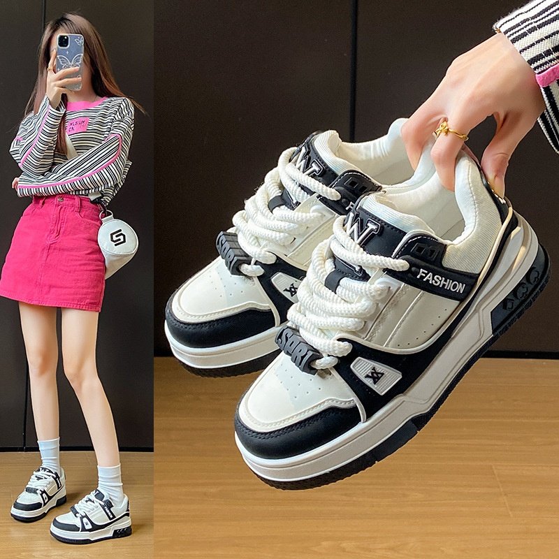 2025小白鞋女秋季新款韩版ins女学生休闲运动百搭平底板鞋YS902
