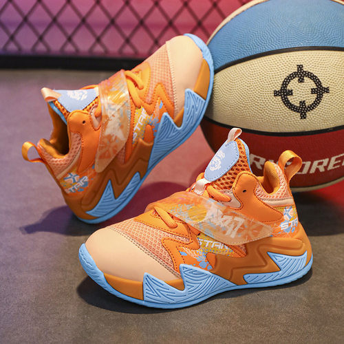 童鞋儿童篮球鞋防滑耐磨专业训练夏季新款防滑战靴男童运动鞋爆款