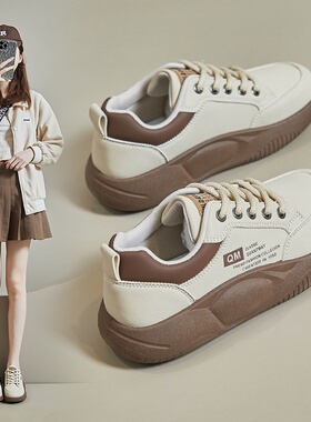 2025春季小白鞋新款韩版ins女学生厚底运动板鞋休闲鞋xx-5801爆款