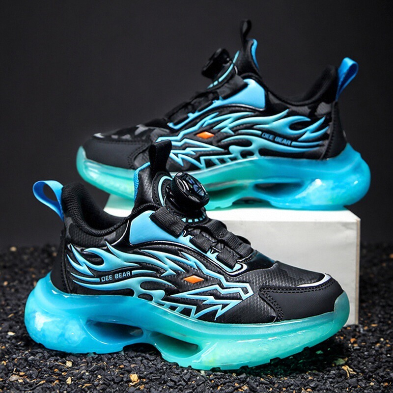 男童鞋子2025新款儿童运动鞋春秋中大童篮球鞋防滑软底学生跑步鞋