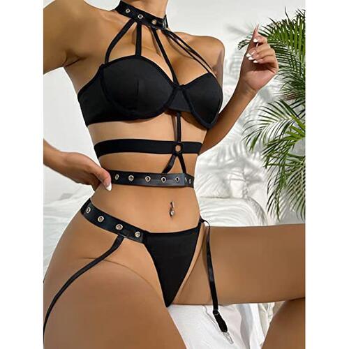 Women Sexy Harness Belt Chest Harness Corset Leather Lingeri
