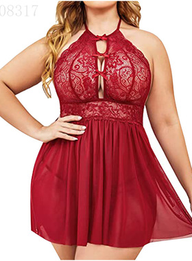 Sexy Crotchless Blue Lingerie Women Lace Hollow Bra Set Erot