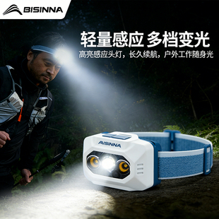 北山狼2026新款头戴式头灯强光超亮充电户外照明灯钓鱼专用夜钓灯